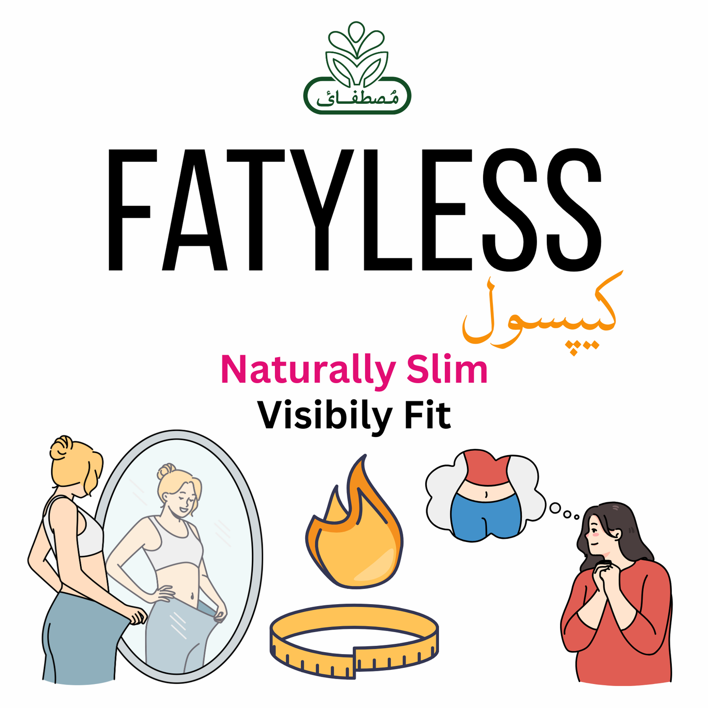 Fatyless – Natural Fat Burner & Appetite Suppressant | Keto Diet Support