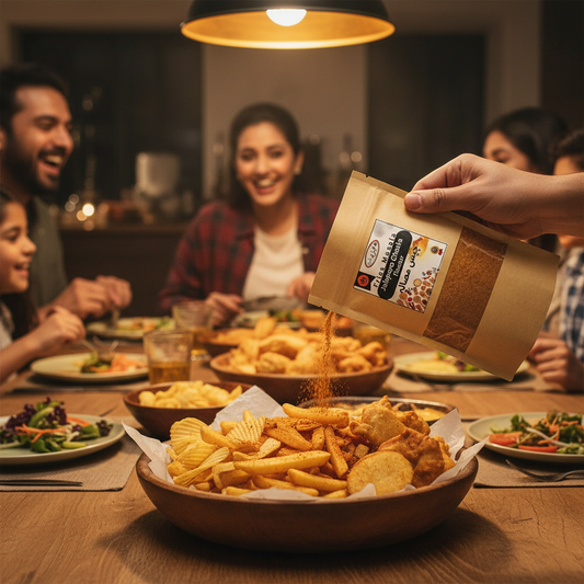 "Spicy Jalapeño Fries Masala Seasoning Powder"
"Hot and tangy jalapeno fries seasoning"
"Premium jalapeno flavor fries masala"
"Restaurant style spicy jalapeno seasoning"