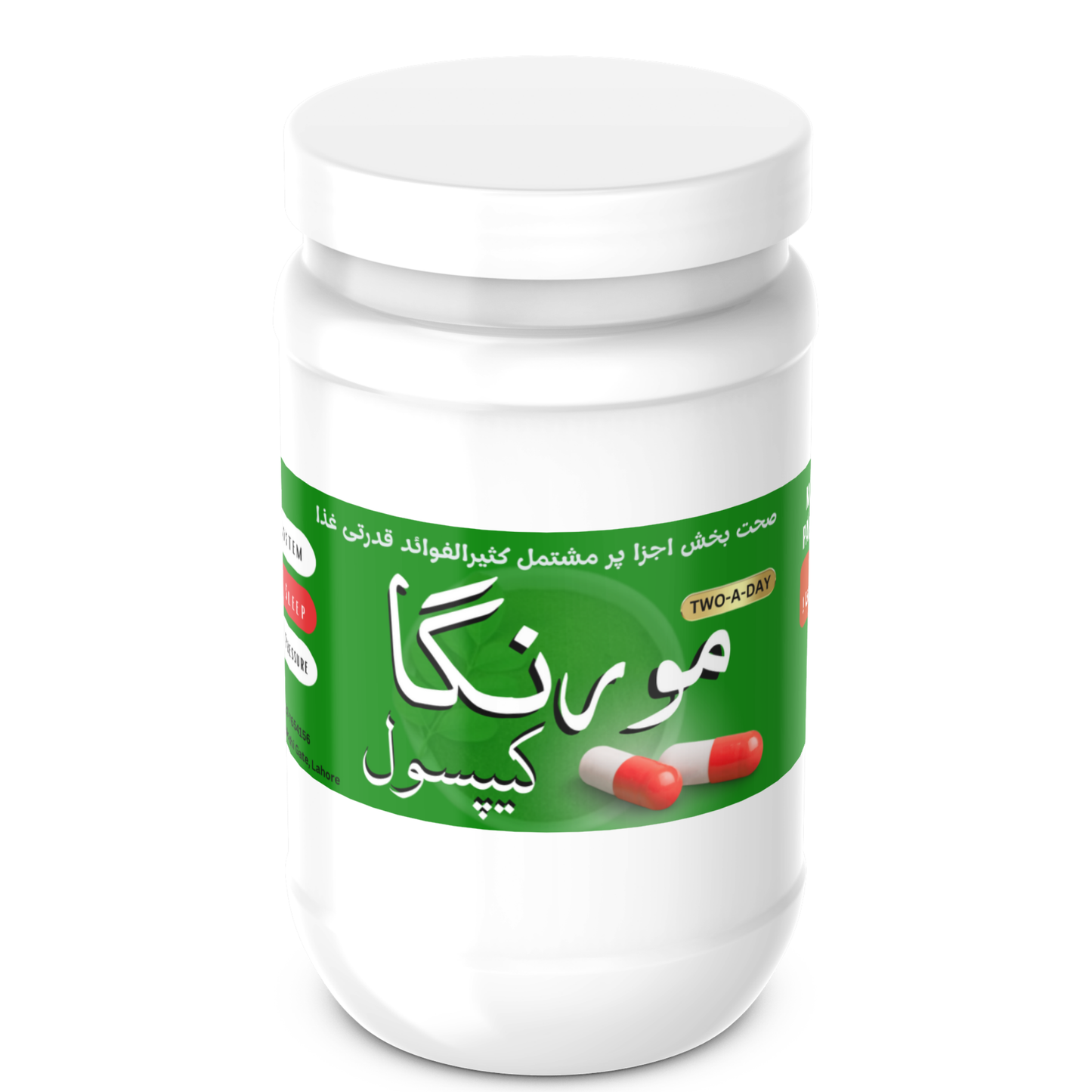 Moringa Capsules – 100% Pure Moringa Powder | Natural Energy & Immunity Booster |