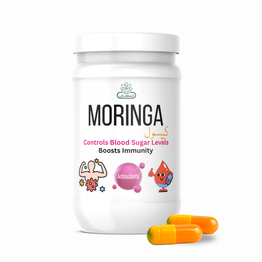 Moringa Capsules – 100% Pure Moringa Powder | Natural Energy & Immunity Booster |