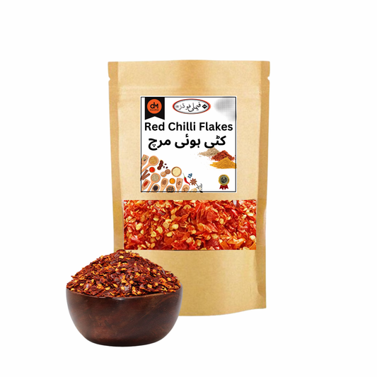 Red Chilli Flakes (Dara Laal Mirch) | Crushed Red Pepper for Cooking, Pizza & Seasoning
