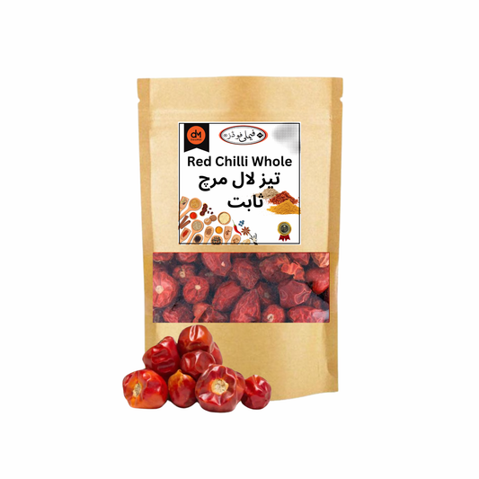 Tez Laal Mirch Sabut (Red Chilli Whole) | Natural Hot Spice for Cooking & Seasoning