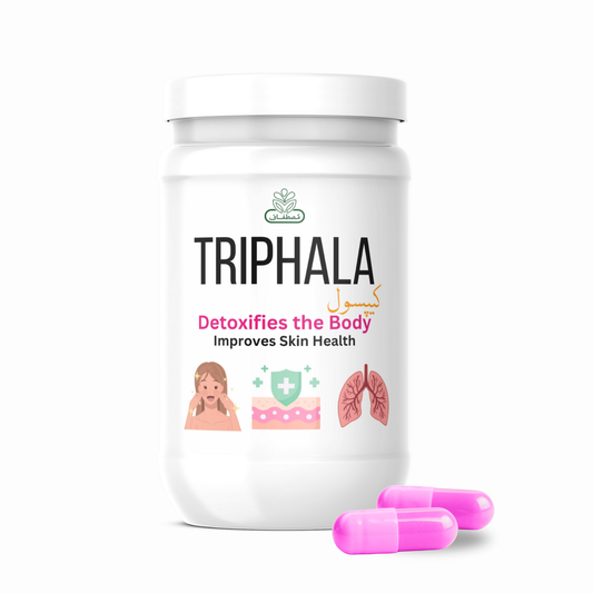 Organic Triphala Capsules – For Digestion, Detox & Weight Support | 100% Pure Ayurvedic Formula