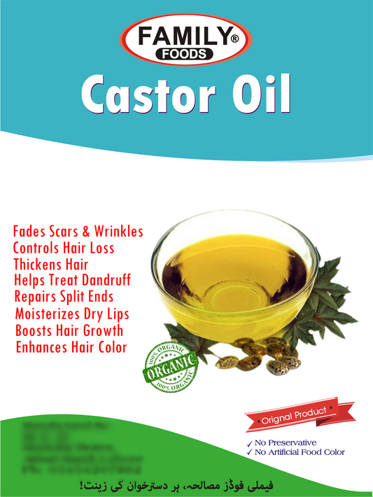 Organic Castor Oil for Hair & Skin