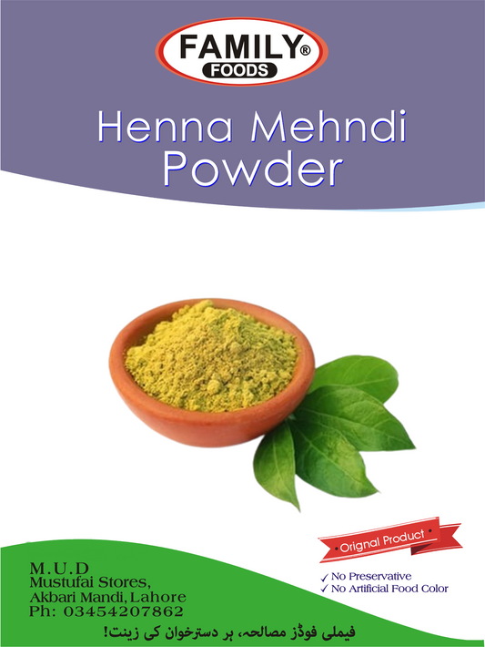 Organic Henna Powder - Mehndi Powder (Orignal)