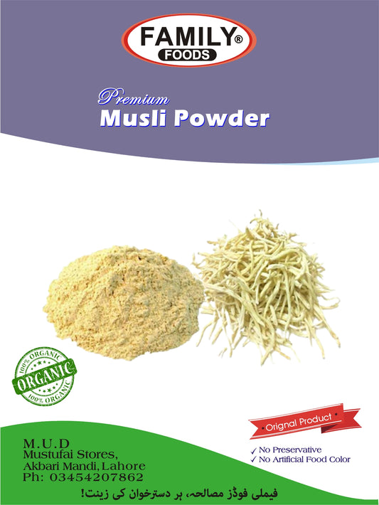 Premium Safaid Musli Powder