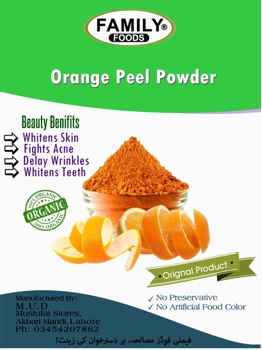 Orange Peel Powder - (Orange powder) 100% Natural