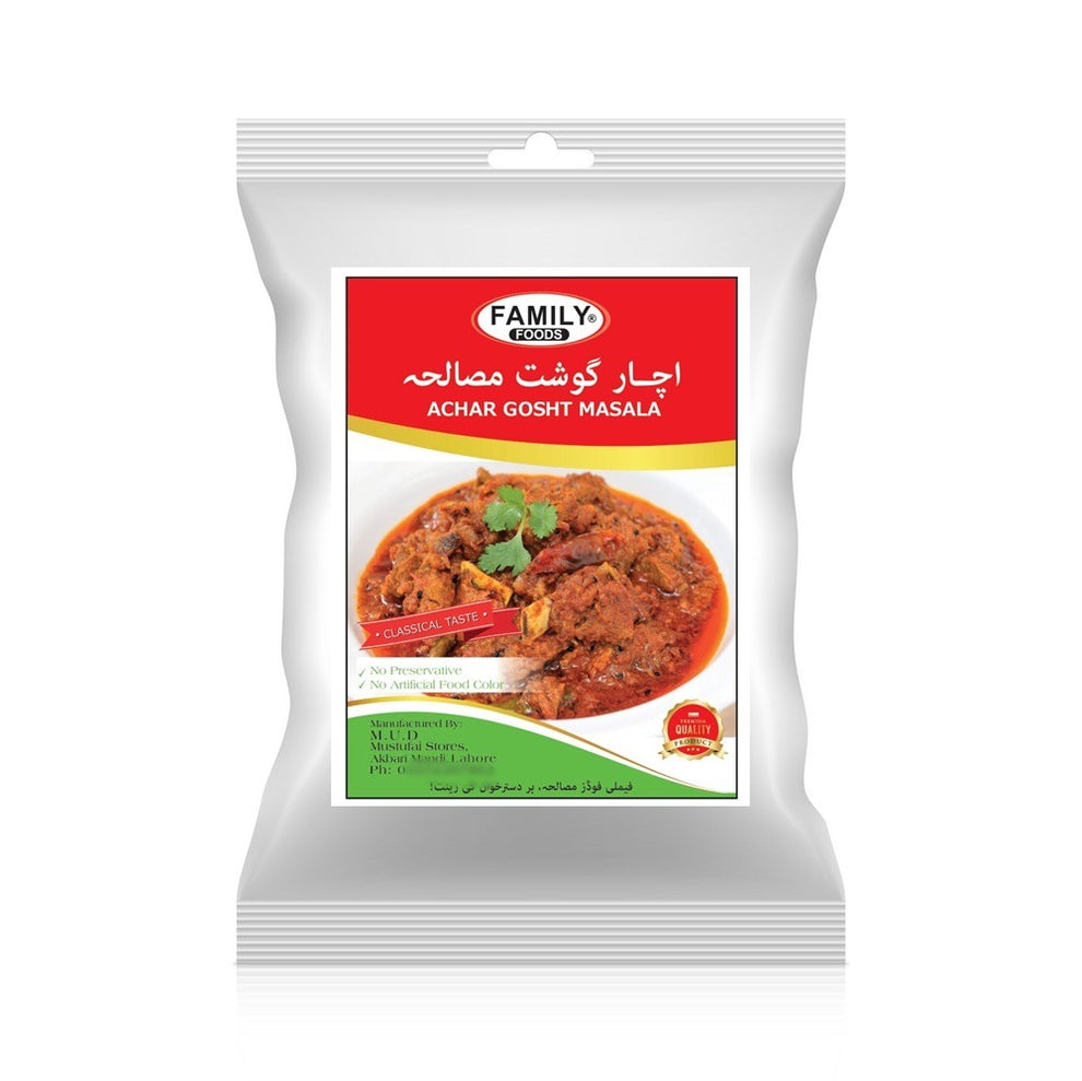 Family Foods Achaar Gosht Masala – Thefamilyshop.pk