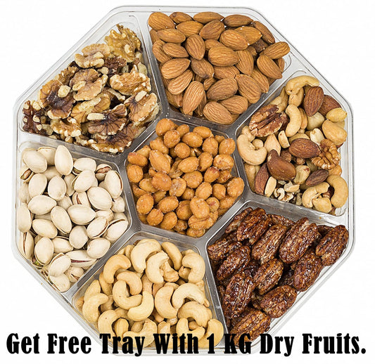 Special Mix Dry Fruit - Get Free Tray With 1KG Dry Fruits.