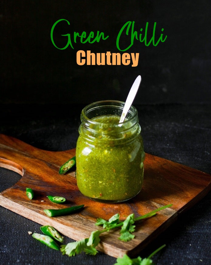 Green Chilli Chutney.