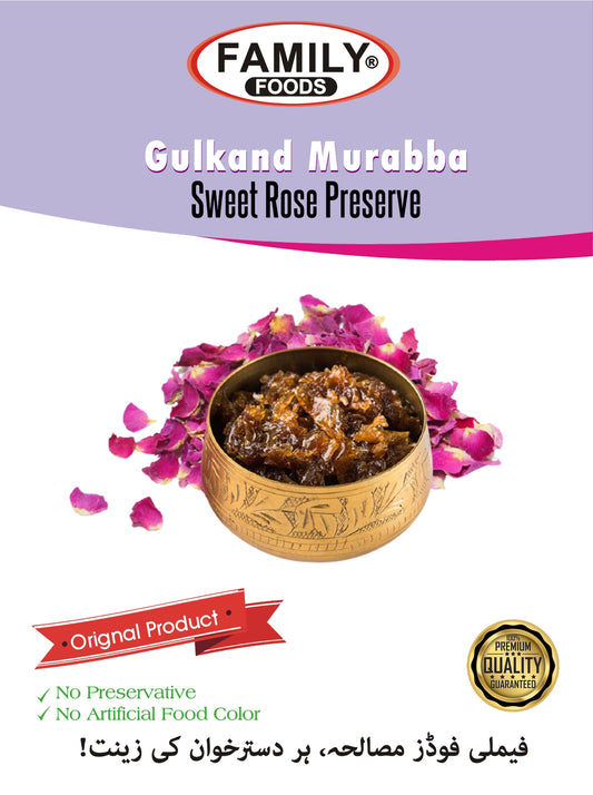 Gulqand Murabba | Sweet Rose Preserve | Premium Quality