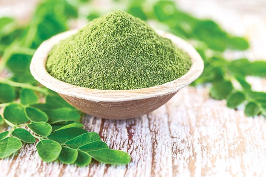 Organic Moringa Leaf Powder.