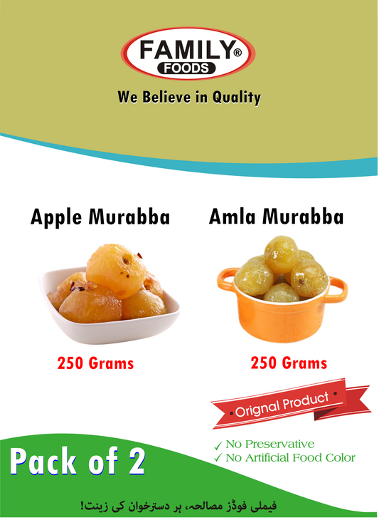 Pack of 2 - Apple Murabba & Amla Murabba - 250 Grams Each